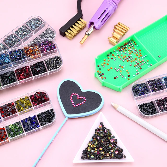 Triangolo Aaaaa Cucire Pietre E Cristalli Vetro Strass Retro - Foto 8