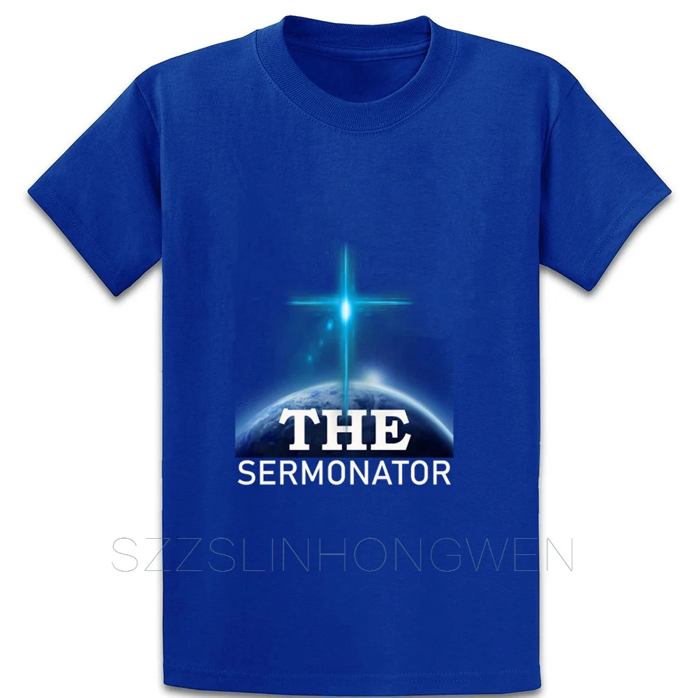 Футболка Sermonator Paster с коротким рукавом модная дизайнерская рубашка круглым