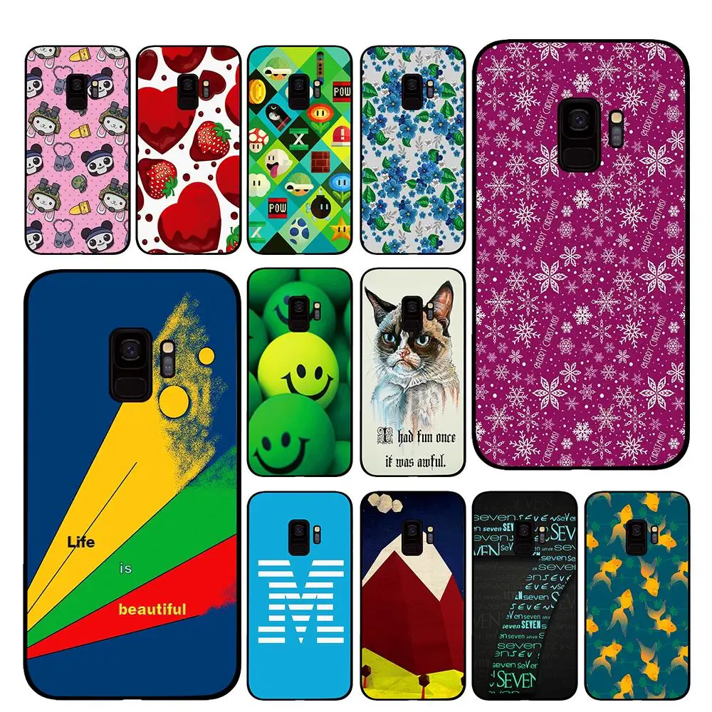 Christmas for Samsung Galaxy A6 A8 Plus A7 A9 2018 A5 2017 18 J530 J7 J8 Phone cases | Мобильные телефоны и аксессуары