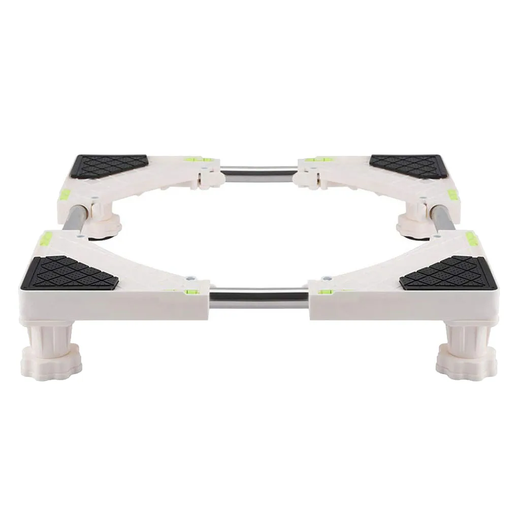 4 Feet Washing Machine Base Storage Fridge Adjustable Stand Universal Bathroom Machine Bracket Refrigerator Holder Mount