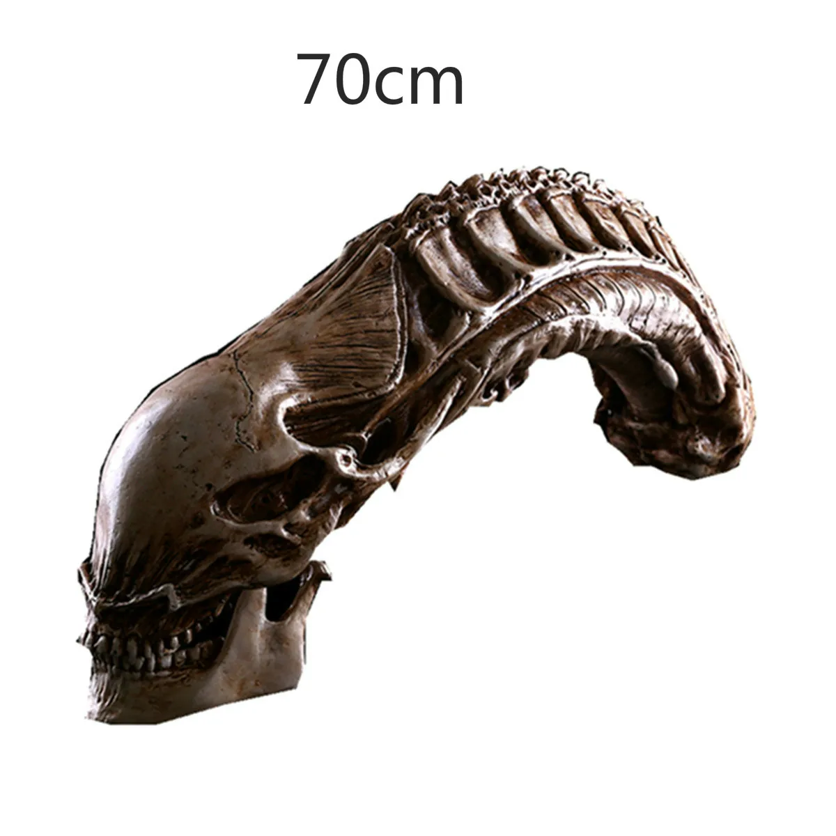 70 см AVP Predator VS Alien Skull модель изделия из смолы для Хэллоуина украшения Fossil Statue