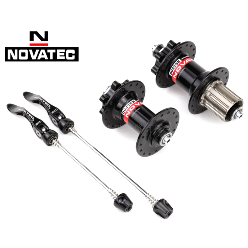 

Ступицы велосипедные NOVATEC D041SB/D042SB, 4 диска, стальные, быстросъемные