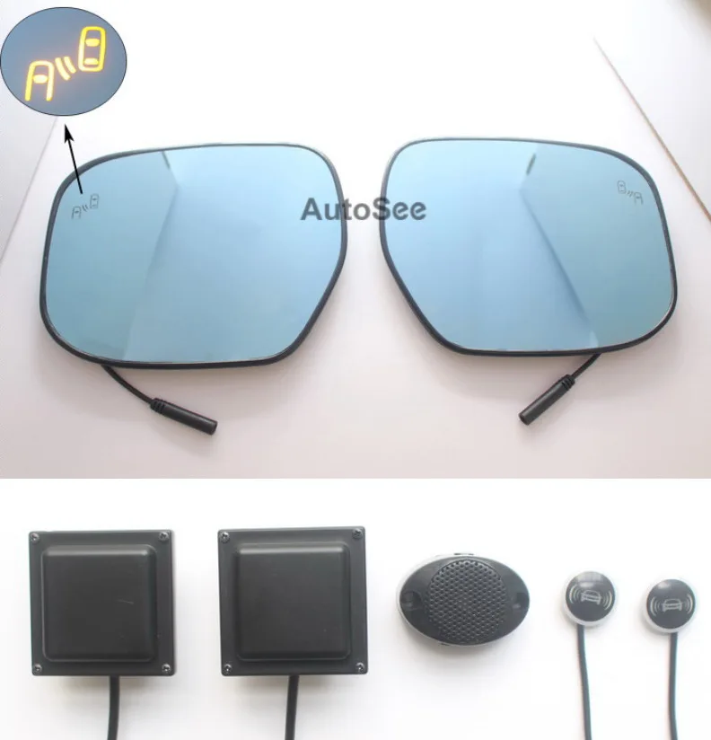 

2012 for Honda City car BSA BLIS blind spot monitoring 24GHZ Radar Microwave Sensor Mirror light alarm Lane change LED warning