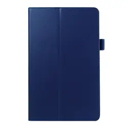 Premium PU Leather Magnetic Flip Cover with Stand Holder for Samsung Galaxy Tab A7 10.4 inch (2020) (Dark Blue)