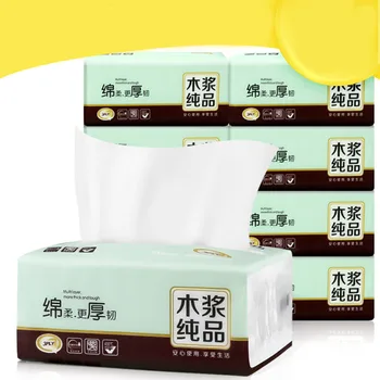 

Soft Tissue Paper Fast shipping Bath Pumping Paper Household Cleaning Napkin Tissue 8 Packs Toilet Rolls Towels Dropshipping ##4