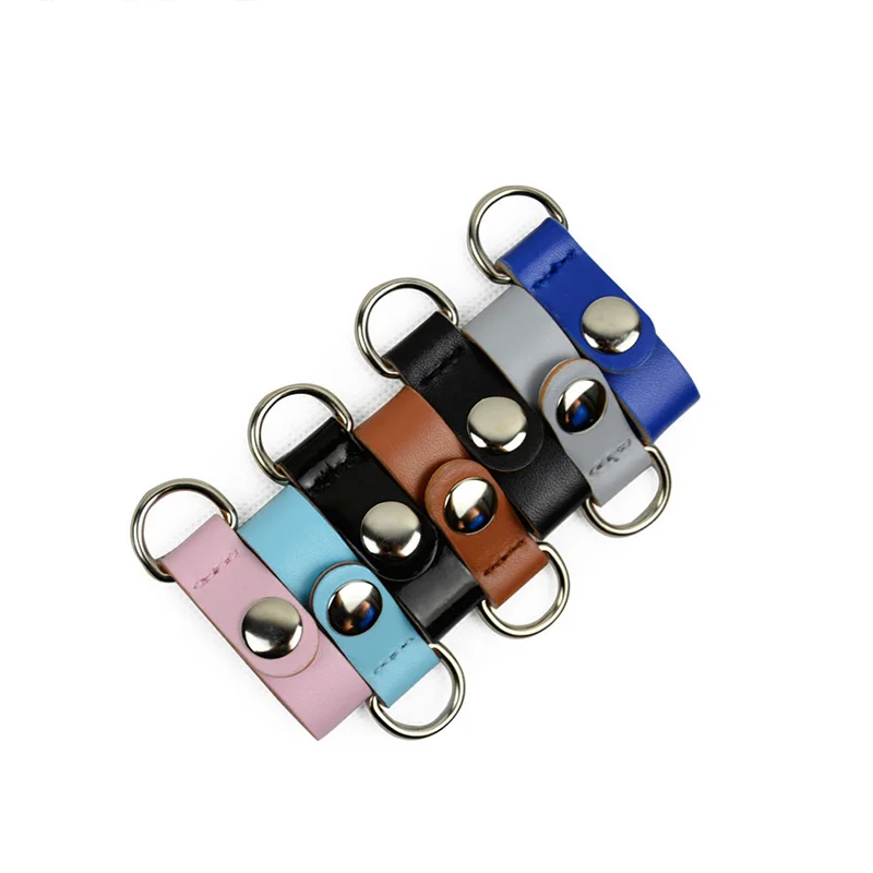 Pu Leather Attachment Clips Pu Leather Hook Clip Bag Metal