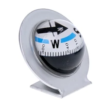 Быстрая реакция Авто Лодка Грузовик 360 градусов Навигация Компас приборной панели шаровое Крепление для кемпинга путешествия серебро