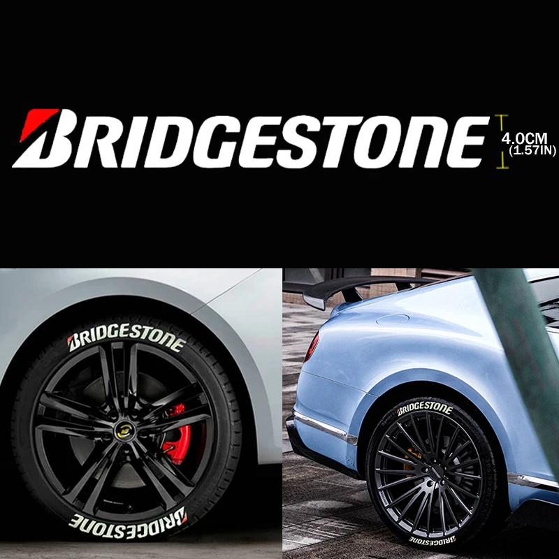 

3D Car Tire Sticker Car Tuning Universal 3D Tire Brand Rubber Tire Stickers Personalized Styling Sticker Car Tyre Sticker