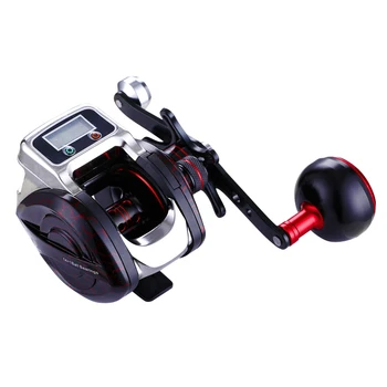 

Metal Fishing Reel Digital Display Rod Accessories Fishing Tool 14+1 6.3:1 &T8