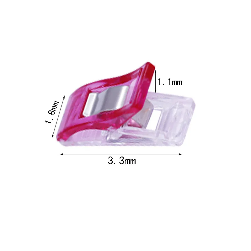 100 шт. набор швейных зажимов длинный хвост зажимы для квилтинга одежды красочные
