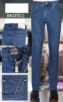 

BILLIONAIRE Jeans Cotton cowhide men 2020 new summer thin casual British embroidery Fashion quality zipper 31-40 free shipping