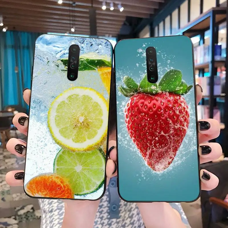 Наклейки в виде фруктов украшенные стразами для Redmi Note 8 8A 8T 7 6 6A 5 5A 4 4X 4A Go Pro |