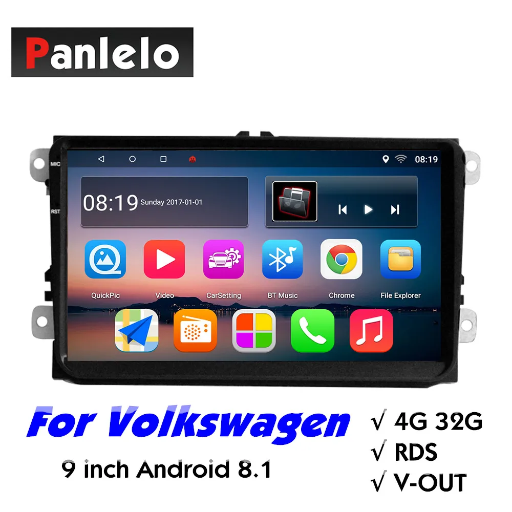 Автомобильная стереосистема S9 Pro 9 дюймов 2 Din 4 Гб ОЗУ 32 ПЗУ Android Quad Core &quot GPS