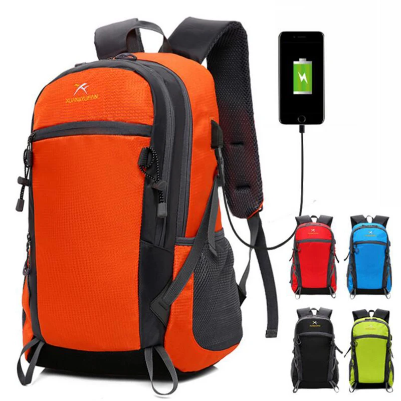 orange backpacks for school