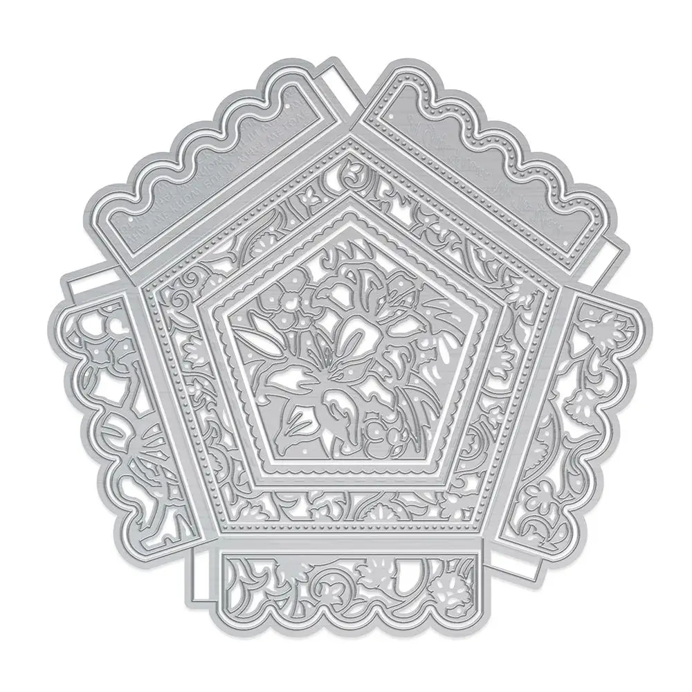 

2019 New 3D DIY Metal Cutting Dies and In Scrapbooking For Paper Card Making Embossing Frames Box Shadow Lace Dies No Stamps Set