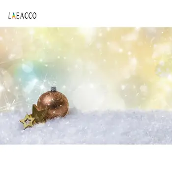 

Laeacco Winter Christmas Photo Background Polka Dots Shiny Star Ball Baby Portrait Photocall Photographic Backdrop Photo Studio