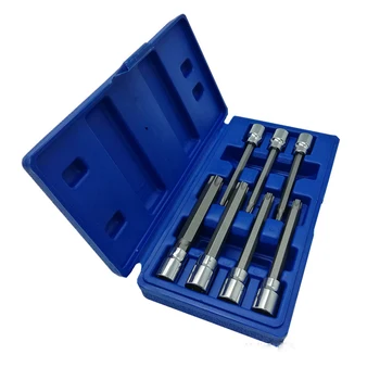 

7pcs 3/8" Star Extra Long Torx Bit Sockets T25,30,40,45,50,55,60 Nuts Set For Auto Car Repair Household Repairing Hand Tool Kit