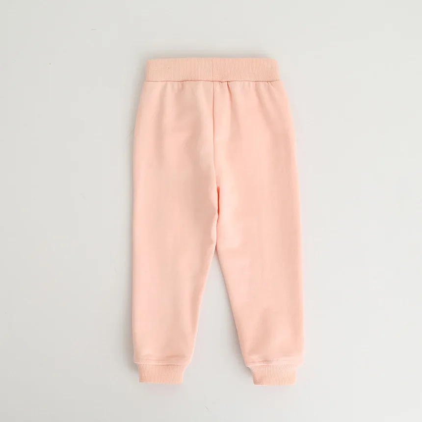 Г., осенний комплект одежды для маленьких девочек, куртка+ штаны, комплект из 2 предметов, Радужный значок шаблона с вышивкой, куртка на молнии Детский комплект