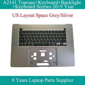 

Original New 16" A2141 Topcase For Macbook Pro Retina 16.5" A2141 US Keyboard Backlight Screws Top Case Cover Palm Rest Tested