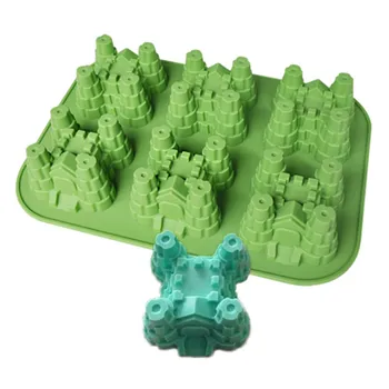 

Castle Silicone Molds Aroma Plaster Molds Silicone Cake Molds Handmade Concrete Molds