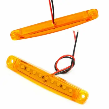 

Marker Side marker light Clearance Light 12V Amber 9-LED Side Top Sale
