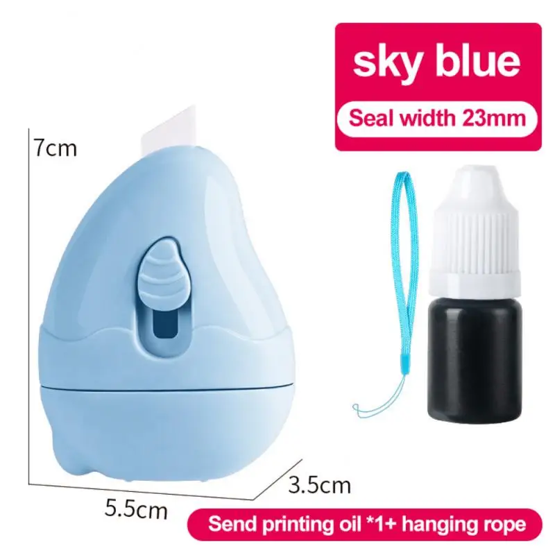 Stamp Roller Anti-Theft Protection ID Seal Smear Privacy Confidential Data Guard Information Data Identity Address Blocker 