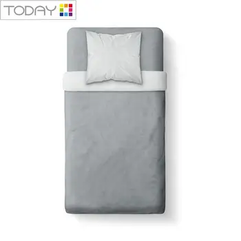 

TODAY bedding set home two-tone gray white 82 gsm 100% Polyester Bed set 140X200 1 person two-tone gray white ACCESS