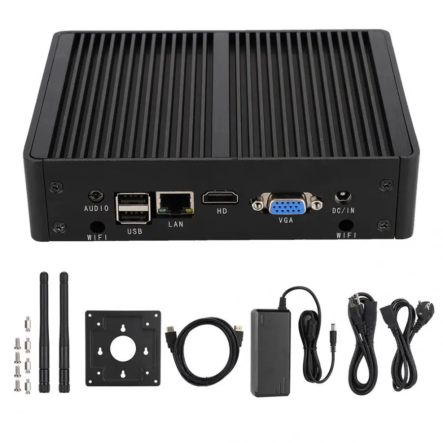 Для Intel Core i5 4200U для Win 7 Mini PC промышленный компьютер 8G ram + 256GB SSD 100 240V компьютер|Мини