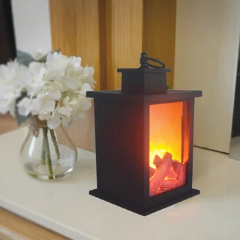 

2020 LED Night Light Carbon Fire Flame Light Wall Light Portable Lights Adornment Bar Club Coffee Shop Restaurant Home Decor