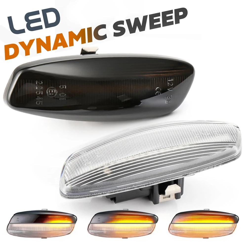 

LED Dynamic Side Marker Turn Signal Light Indicator for Peugeot 3008 5008 207 308 RCZ Citroen C4 Coupe Picasso C3 C5 X7 DS3 DS4
