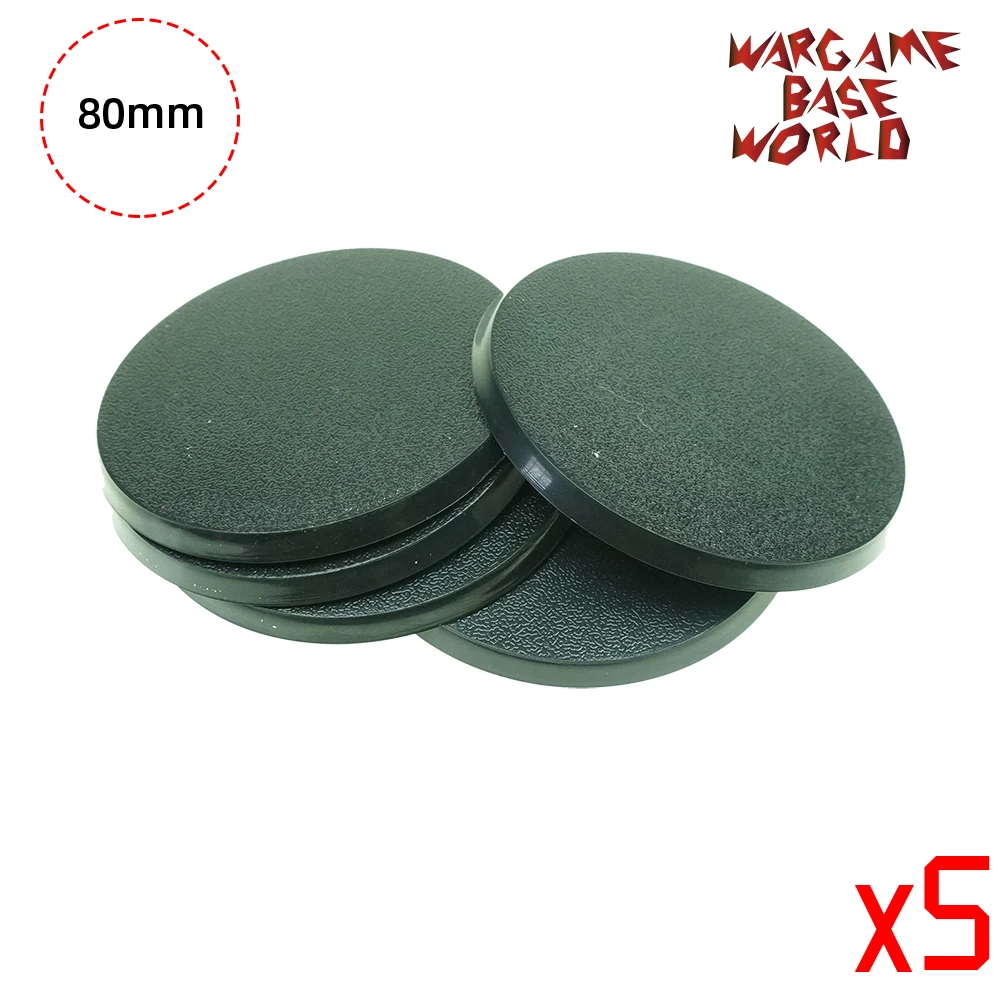 Details about   80mm Warhammer Bases Round Wargaming Wargames AOS Plastic 