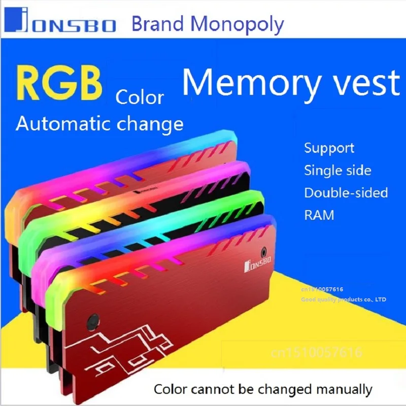 Корпус кулера для настольного ПК с памятью RGB 256 цветов автоматическое изменение