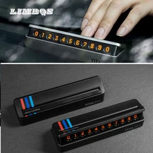 Знак временной остановки для BMW F10 F30 F15 F25 g30 g01 e90 e70 Автомобильный знак временной парковки внутренний номер телефона пластина карты