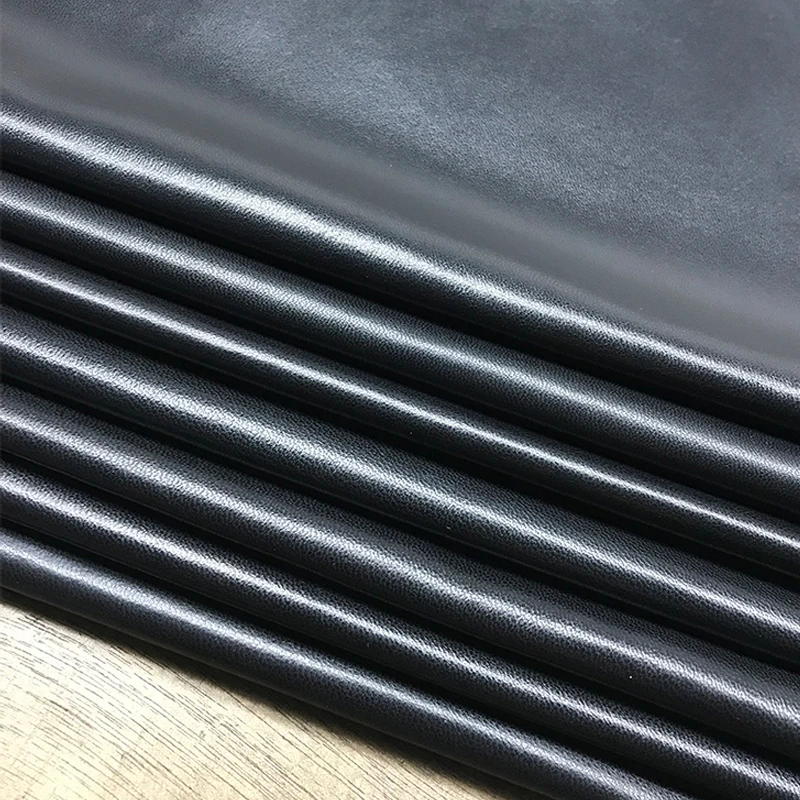 블랙 워싱 염소 리얼 그레인 가죽 품질 A 등급  가죽, 부드러운 양 가죽, 장갑 의류용 전체 스펠트가죽