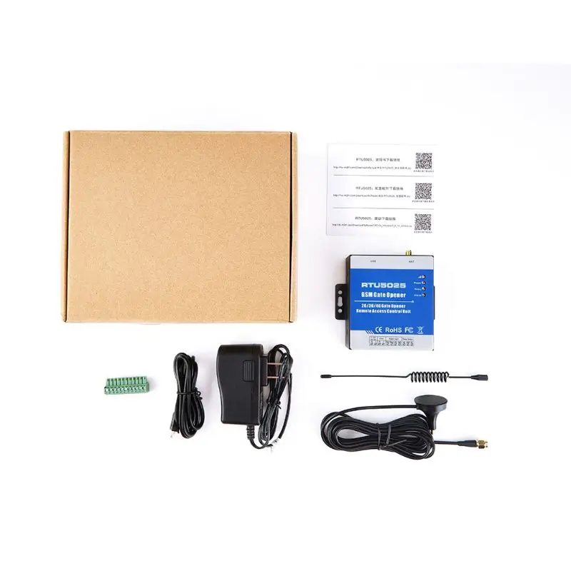

1Set GSM RTU5025 Wireless Opener Relay Switch Remote Control Access Control 2/3G