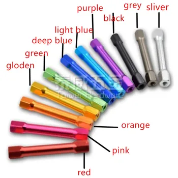 

10pcs M3*10/15/20/25/28/30/35/40/45 double hex head Multi-color Aluminum Standoff spacer For RC Multirotors