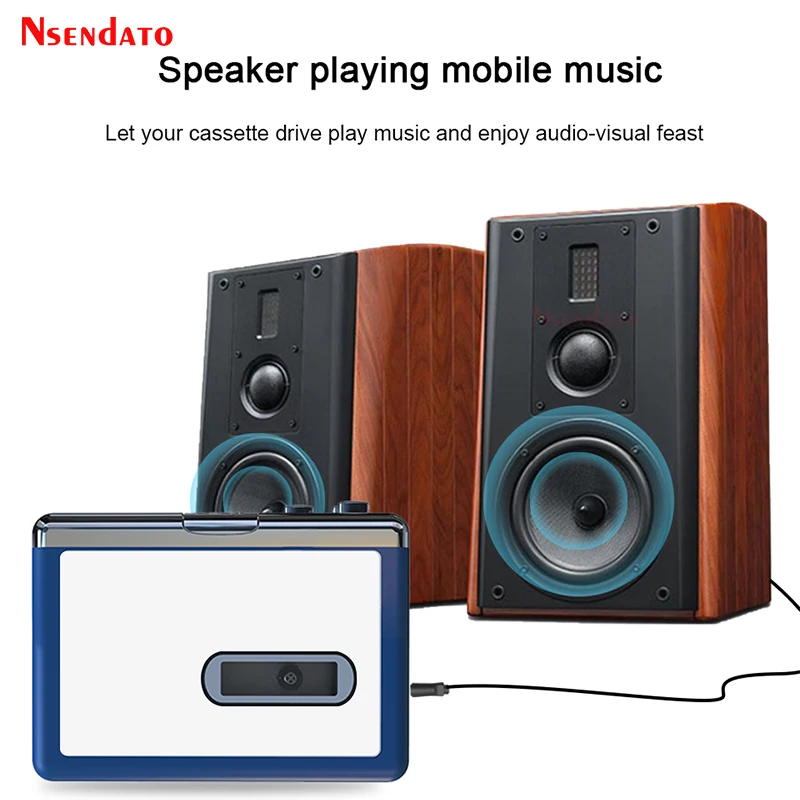 Ezcap 215 Personal Cassette Tape Misic Player Adapter Bluetooth Stero Radio Cassette Transmitter Player Convert to mp3 converter cassette player music digitizer player