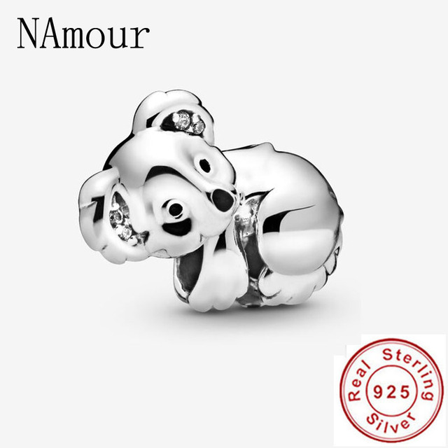 Theo Bear Pig Animal Kingdom Cat Dog Unicorn Bead Fit Original Pandora Charms Silver 925 Bracelet For Women Fashion Jewelry