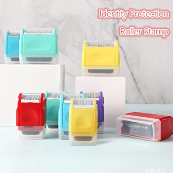 

Roller Self Inking Stock Stamp Seal Express Seal File Stamping Tool Seal Protection Code Protect Your ID Confidentiality Stamps