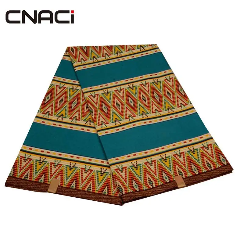 CNACI Новая африканская ткань Гана Kente 6 ярдов Гана ткань Африканская мода Kente Ткань Гана Tissu пэчворк - Цвет: 18090090