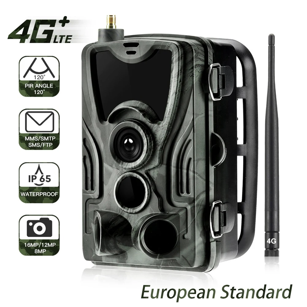 4G Trail камера для дикой природы охотничья камера наблюдения s HC-801 LTE 16MP 0,3 S триггер инфракрасный с антенной охотничья Дикая камера
