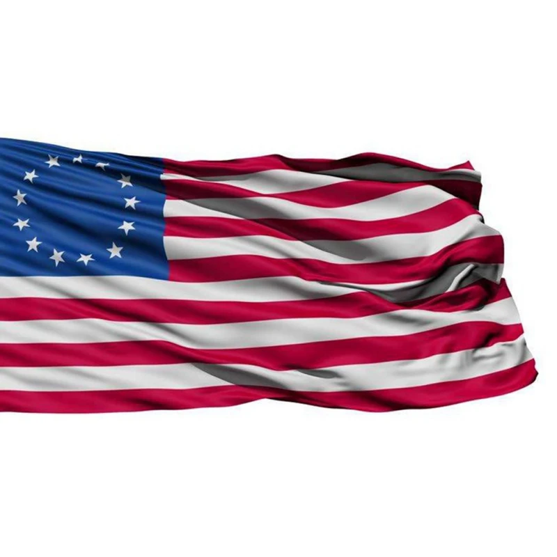 Американский Betsy Ross флаг 13 звезд США старинный lag полиэстер полоса украшение