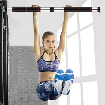 

Adjustable Door Home Training Bar Exercise Workout Chin Up Pull Up Bars Indoor Horizontal Bar