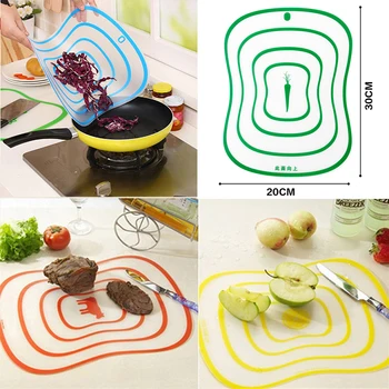 

Hot Kitchen Chopping Blocks Tool Flexible Transparent Cutting Board Kitchen Tool PP Cutting Boards Classification Chopping Board