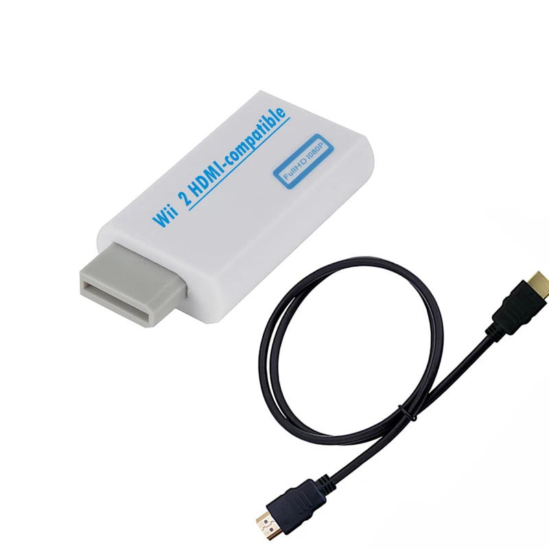 Wii to HDMI-compatible Converter Support Full HD 720P 1080P 3.5mm Audio Wii2HDMI-compatible Adapter for HDTV | Электроника