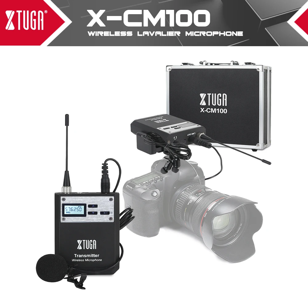 XTUGA Whole Metal Intelligent Noise UHF Wireless