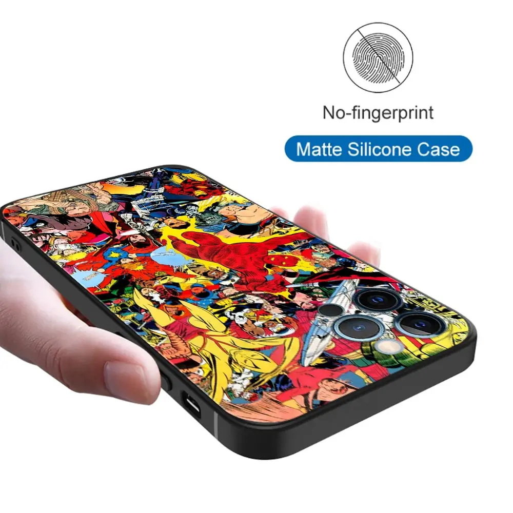 Phone Case For Apple iPhone 11 13 12 Pro Max 13 12 Mini XS max XR X 8 7 6s 6 Plus 7 8 6S 6 Fundas Retro Marvel Comic