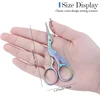 New Stainless Steel Nail Tools Eyebrow Scissors Nose Eyelash Tape Scissors Stork Scissors Facial Hair Trimmer Makeup Tool 6
