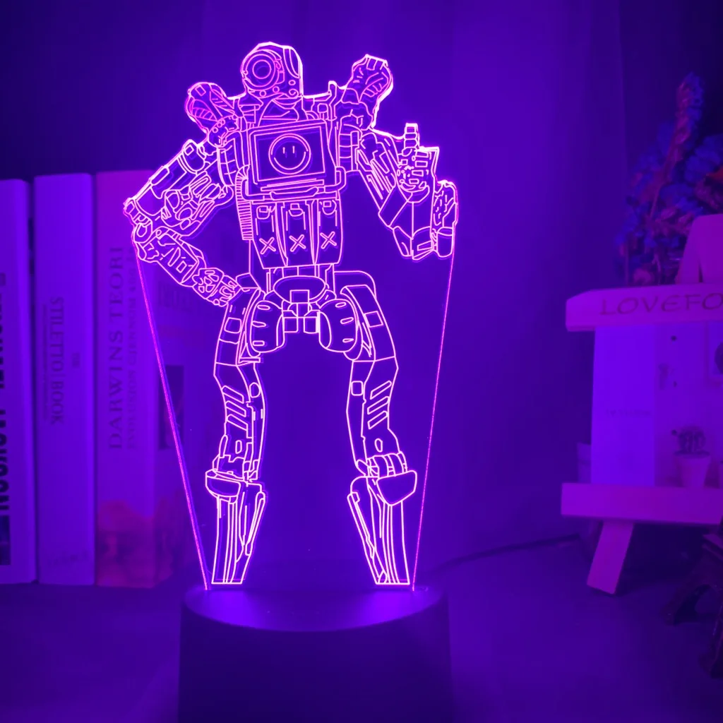 Игра Apex Legends Hero Pathfinder MRVN рисунок светодиодный Ночной светильник сенсорный датчик на батарейках настольная лампа USB в спальню подарок для фанатов