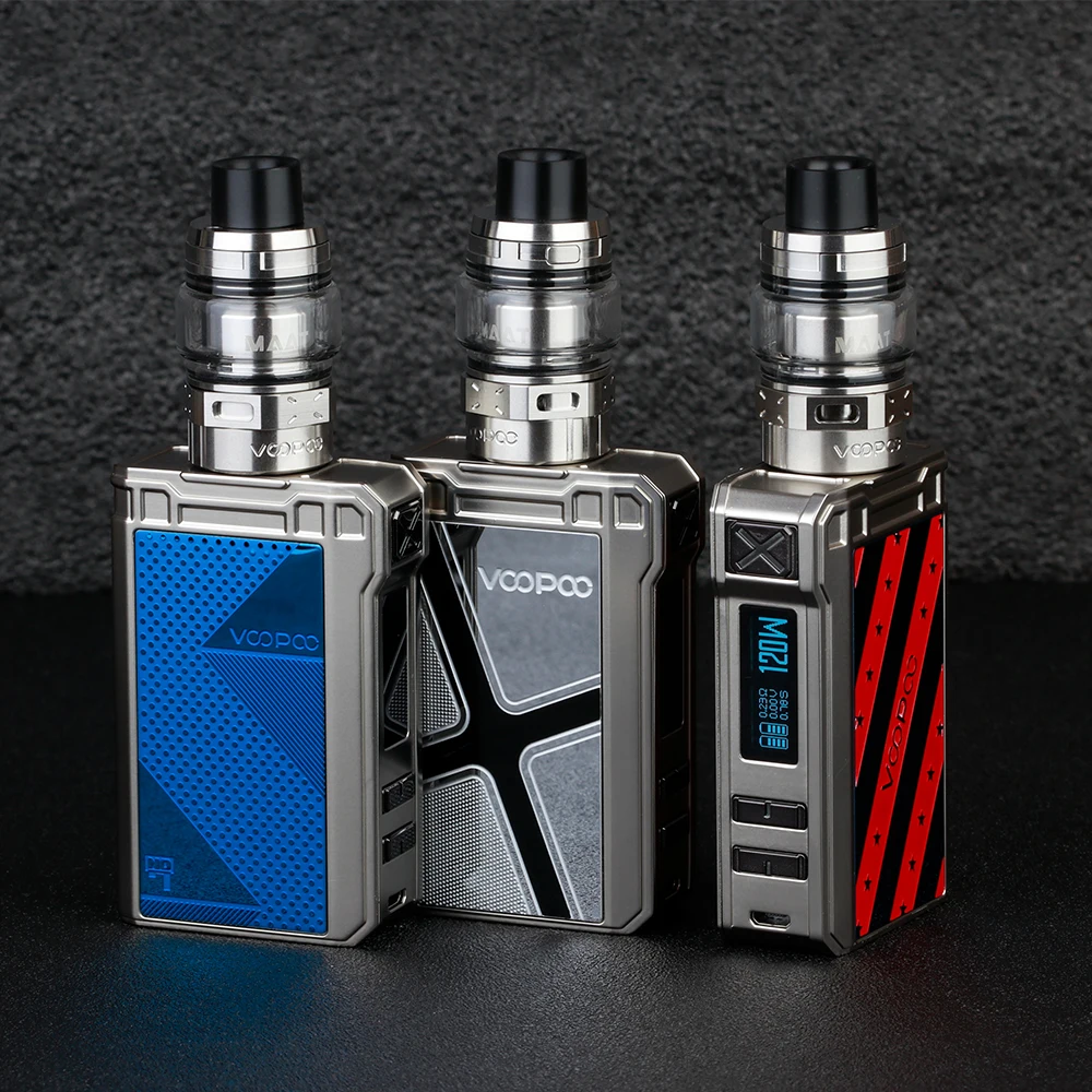 Оригинальный комплект VOOPOO Alpha Zip Mini 120 Вт TC аккумулятор 4400 мАч с баком Maat 2 мл/4 мл &amp